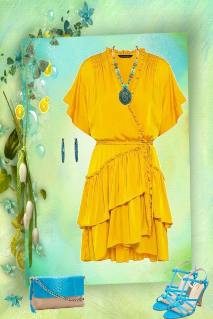 Yellow and Turquoise