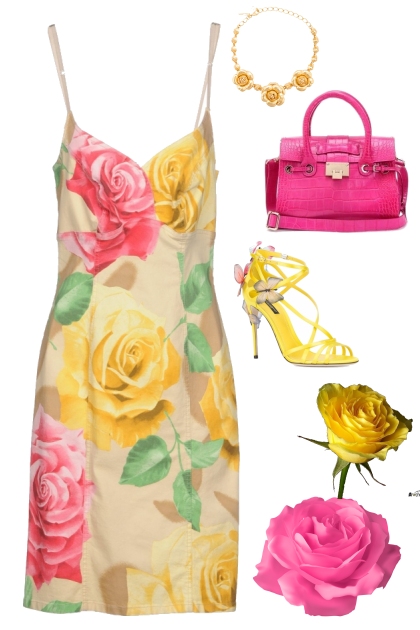 Roses Blooming- Fashion set