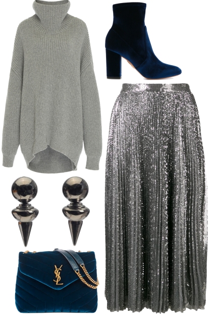 Blue lights all around me- Fashion set