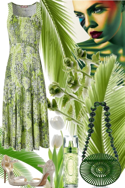 Green Leaves- Fashion set