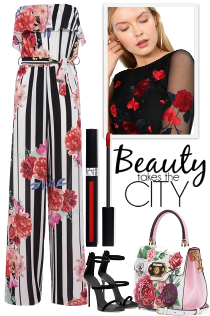 Beauty takes the City.- combinação de moda