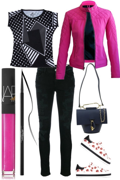 Pink up your Black- Fashion set