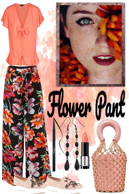 Flower Pant- Fashion set