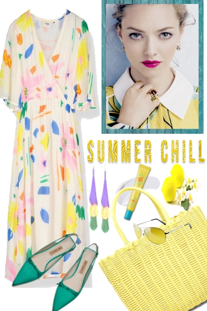 Yellow Summer Chill- Modna kombinacija