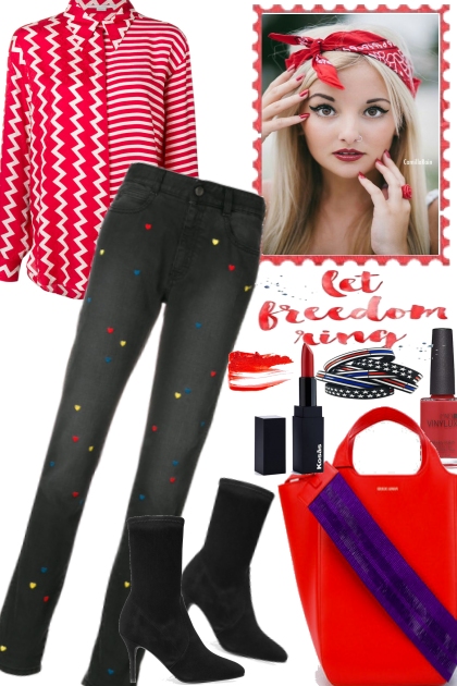 Red and Black for in between the Seasons- Kreacja