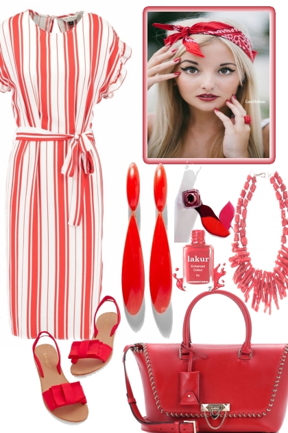 Summer in Red- Fashion set