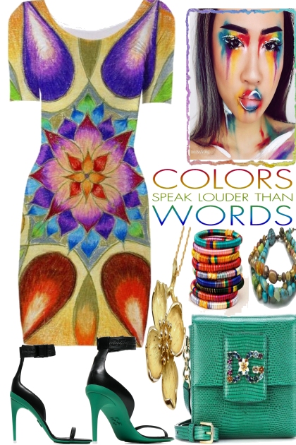 Color speak louder than words- Combinazione di moda