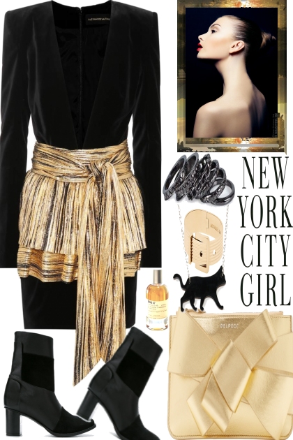New York City Girl- combinação de moda