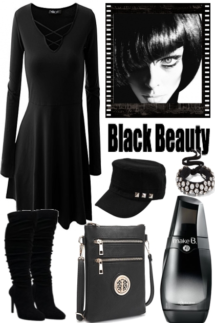 Black Beauty.- combinação de moda