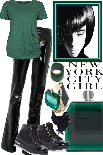 New York City Girl.- combinação de moda