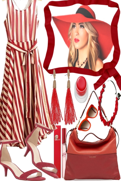 Summer in Red.- Fashion set