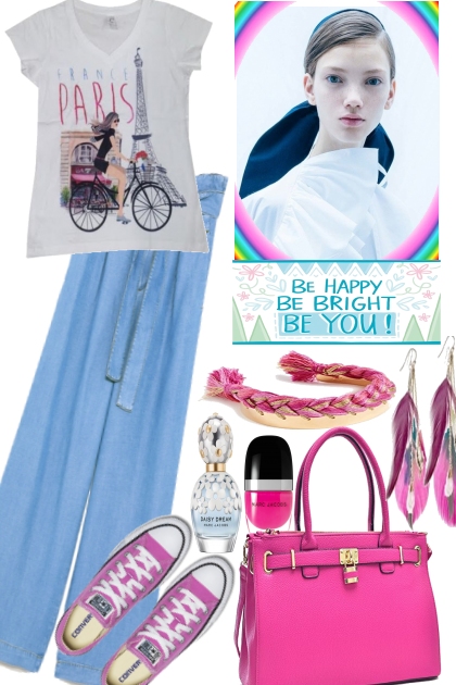 Be happy, be bright, be you- Fashion set