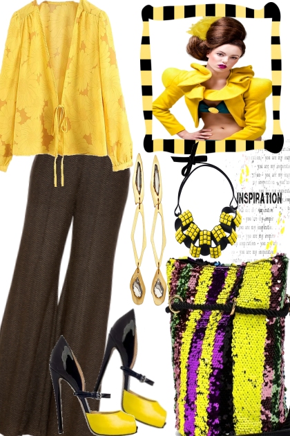 Inspiration in Yellow- Fashion set
