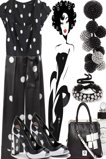 Black & White.- combinação de moda