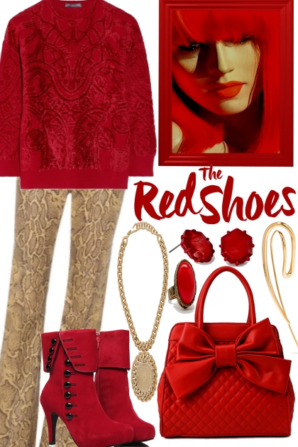 Red Boots- Модное сочетание