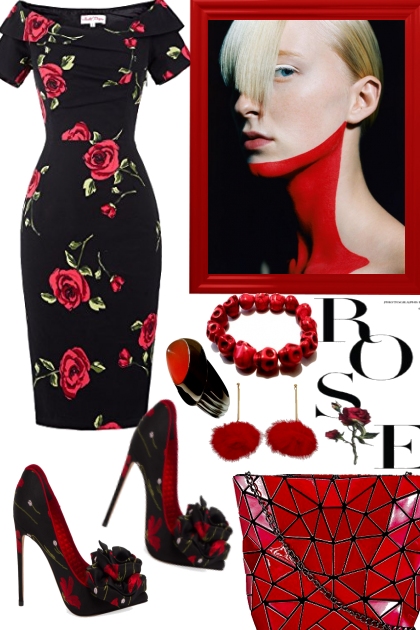 Red Red Roses- Combinaciónde moda