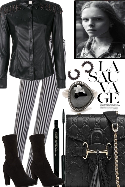 ONLY BLACK AND WHITE- Fashion set