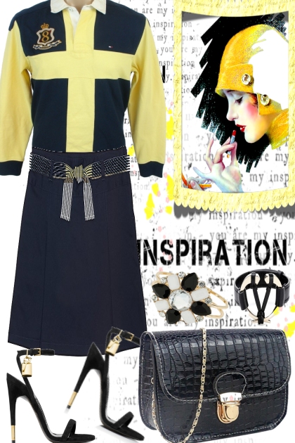 YELLOW INSPIRATION- Fashion set