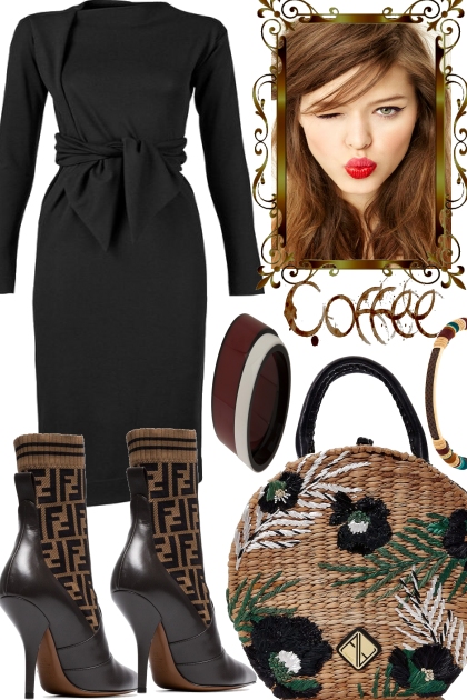 Time for a cup of Coffee- Fashion set