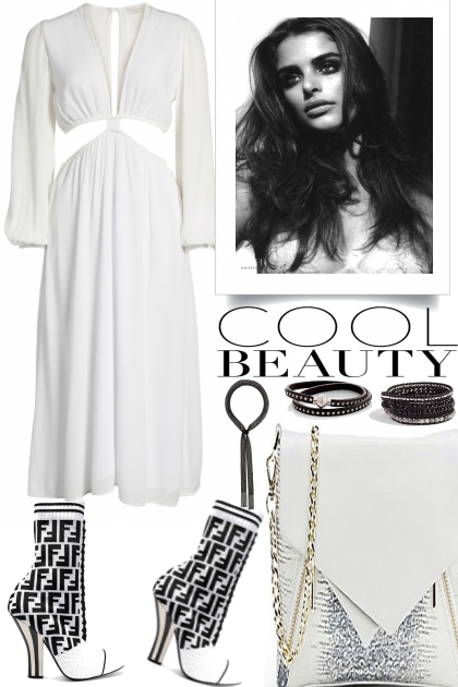 COOL WHITE BEAUTY- Fashion set