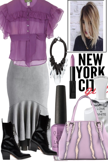 NYC CITY GIRL- Combinazione di moda