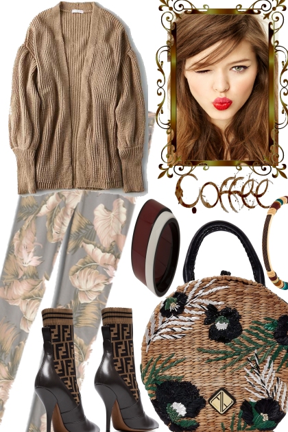 Comfy and a cup of Coffee- Combinazione di moda