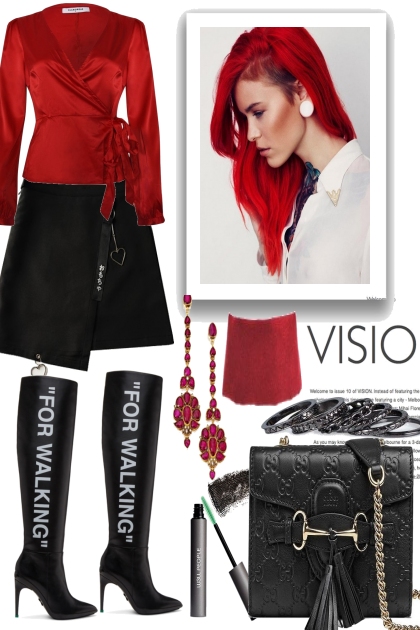 BLACK & RED- Модное сочетание