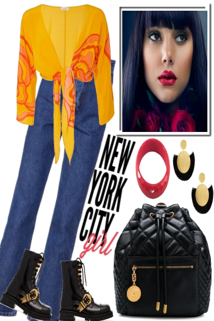 NYC GIRL- Combinazione di moda