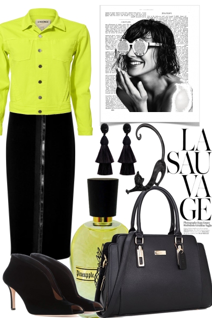 NEON FOR THE BLACKS- Modna kombinacija