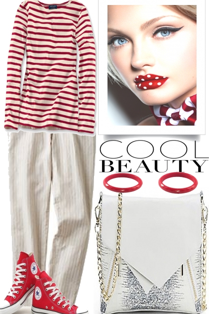 Cool in stripes- Combinazione di moda