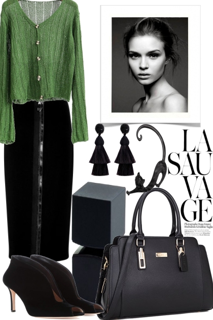 GREEN FOR ALL THE BLACKS- Fashion set