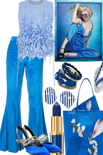 BABY BLUE- Fashion set