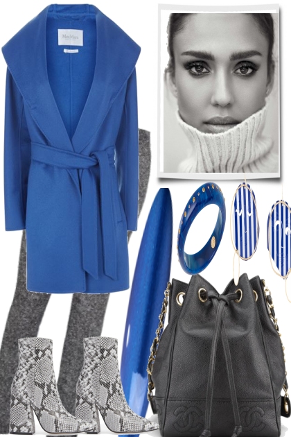 BLUE FOR THE GRAYS- combinação de moda