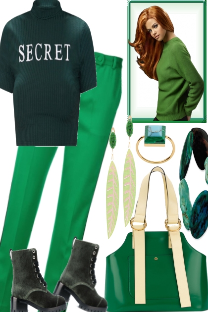 AUTUMN GREENS.- Fashion set