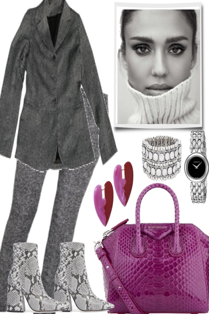 Color Acc´s for the greys- Combinaciónde moda