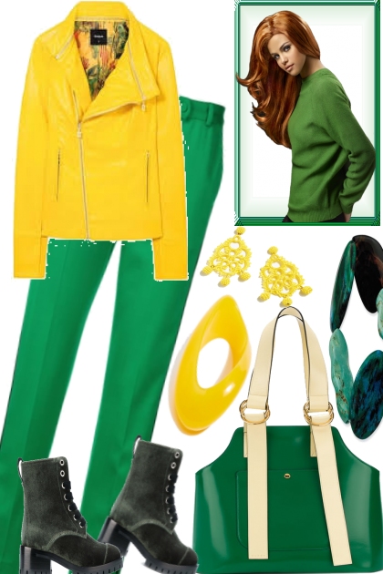 GREEN & SUNSHINE- Combinaciónde moda