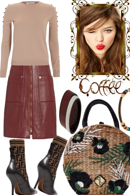 Coffee Colors.- Fashion set