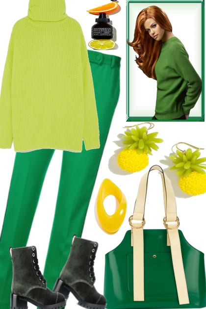 SO SUNNY THE GREEN- Fashion set