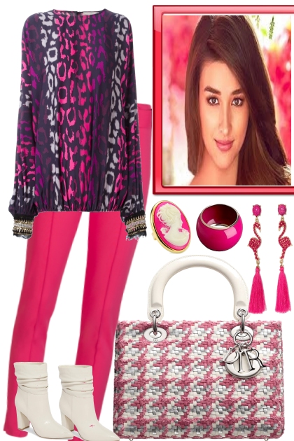 PINK PURPLE- Combinazione di moda