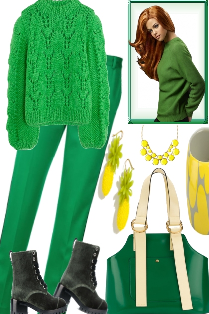 SUNSHINE FOR THE GREENS IN FALL- Fashion set