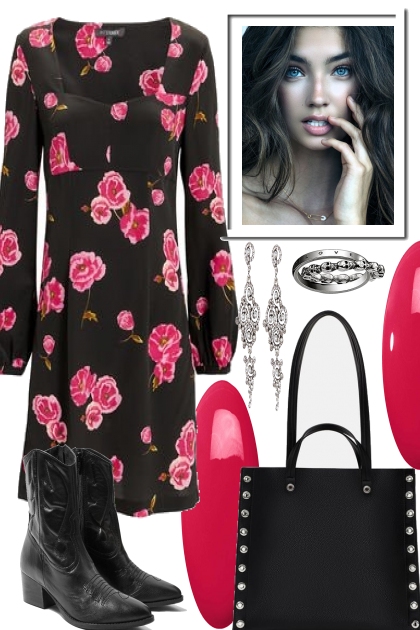 Every a little pink brights your day- Fashion set