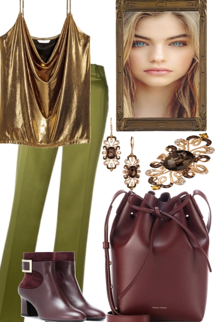 GOLD FOR GREEN.- Fashion set