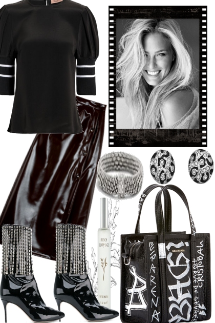 YOUR FALL IN BLACK AND WHITE- Fashion set