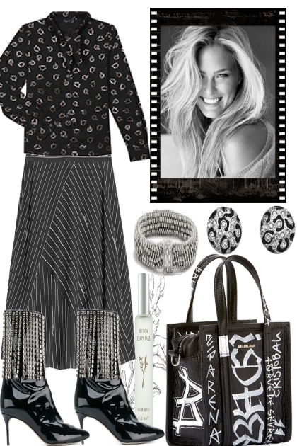 MIX AND MATCH YOUR BLACK AND WHITES- Fashion set