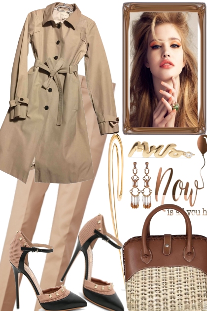 LOVELY TRENCH- Fashion set