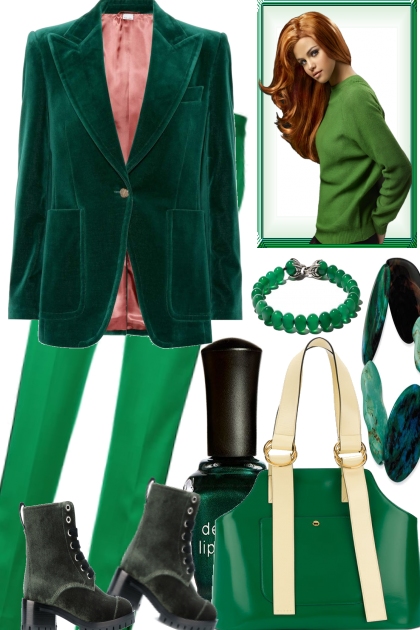 SO GREEN, SO GREEN- Fashion set