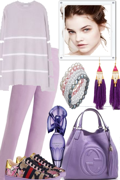 SO EASY IN LAVENDER- Fashion set