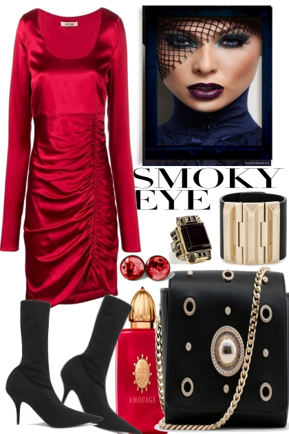 LITTLE RED DRESS FOR A WONDERFUL NIGHT- Combinaciónde moda
