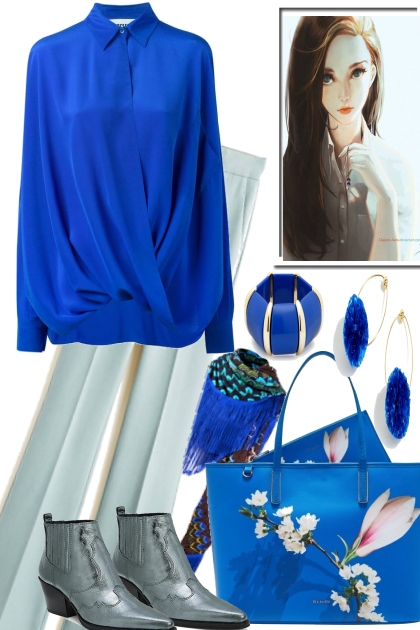 THE BLUES IN FALL.- Combinaciónde moda