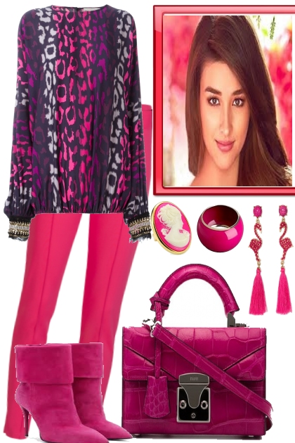 DINNER WITH PINK- Fashion set